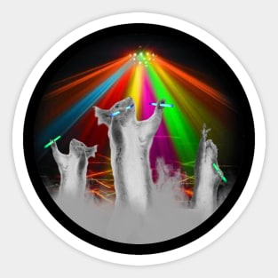 Squirrel Rave 2 Sticker